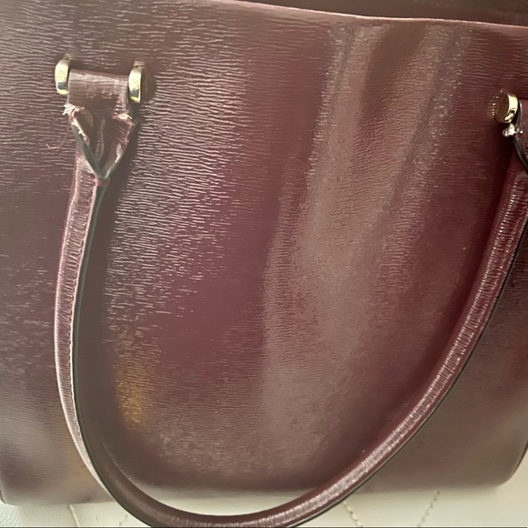 Kate Spade Bristol Drive Patent Leather Large Burgundy Tote - Picture 12 of 15